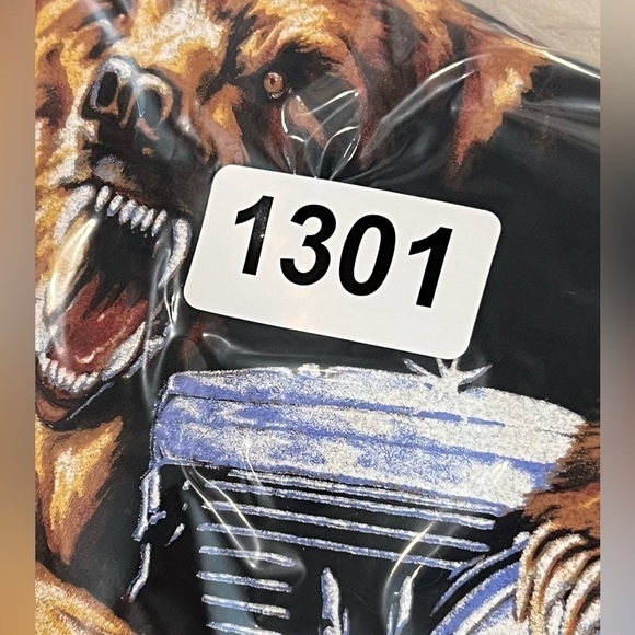 Harley Davidson Vintage Made in Canada Steve Drane 1996/2001 Insane Print Shirt - Picture 9 of 11